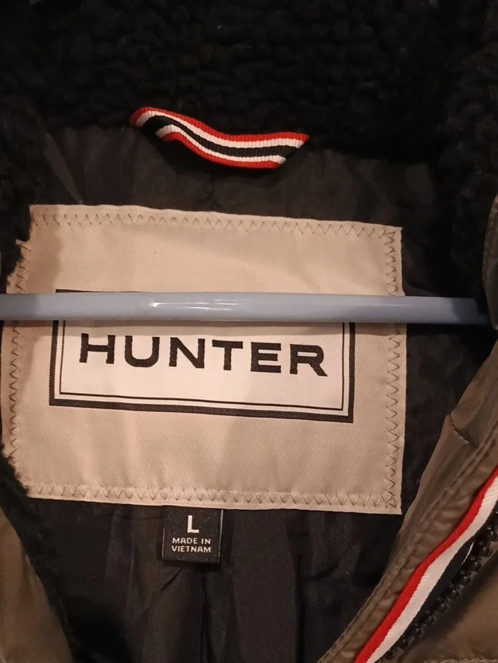 Hunter Olive Quilted Hooded Puffer Coat - Picture 2 of 4